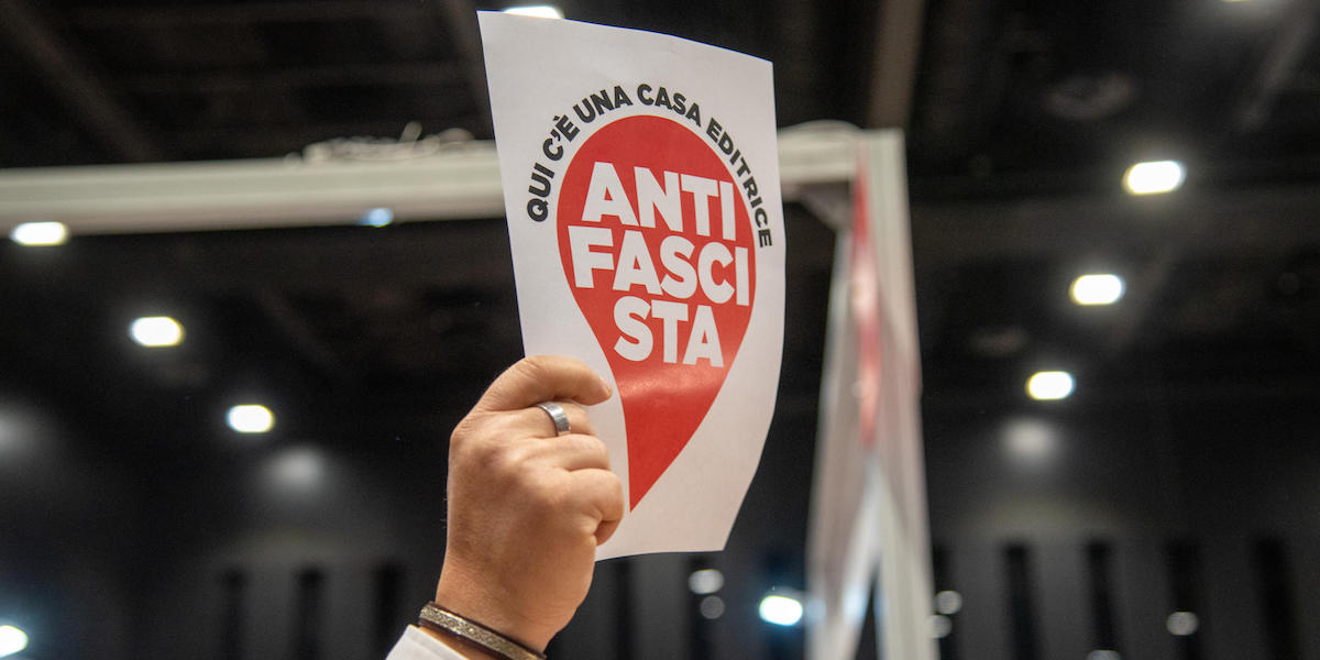 Le proteste alla fiera Più Libri Più Liberi