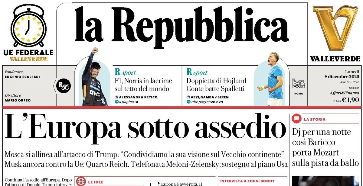 Le prime pagine di oggi
