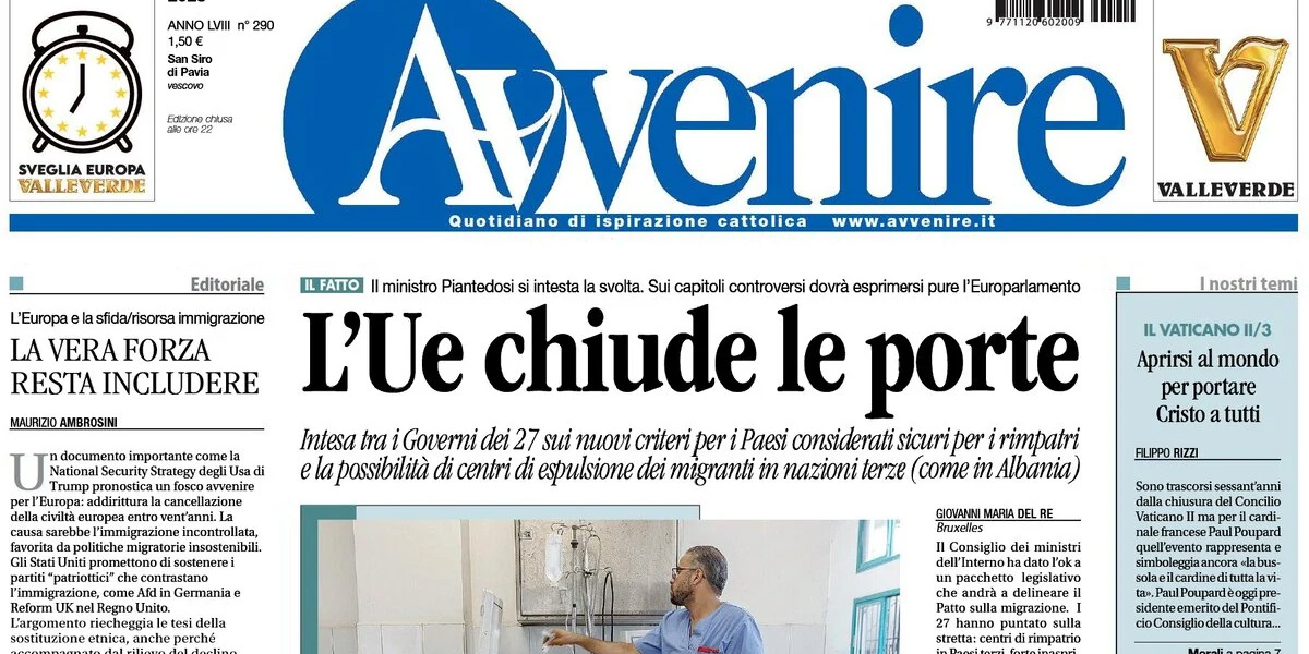 Le prime pagine di oggi