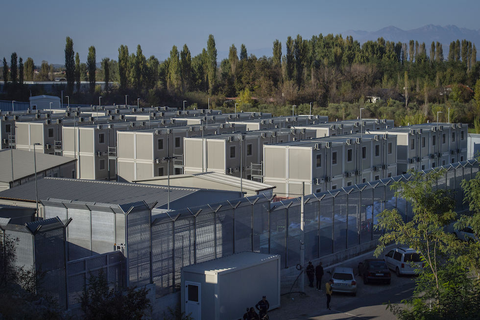 Il centro di Gjader in Albania, ottobre 2024