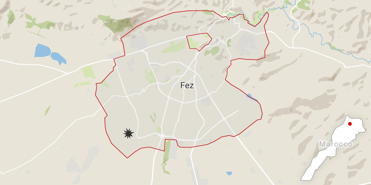 Il luogo del crollo (Datawrapper/Il Post)