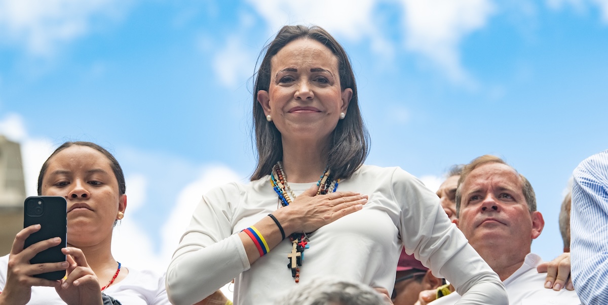 María Corina Machado sta andando a Oslo