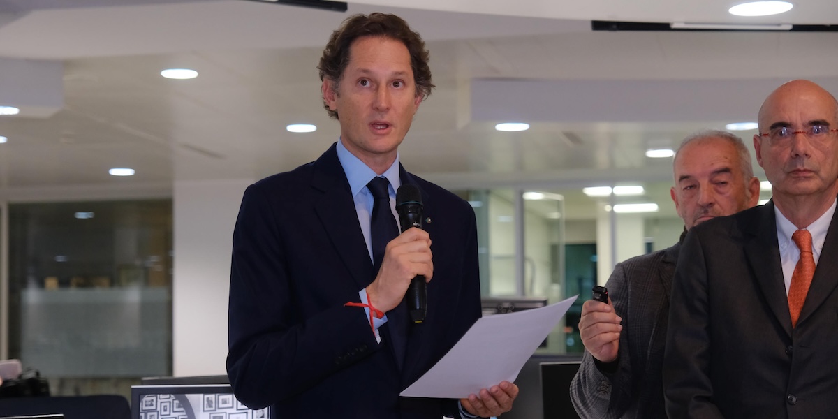 John Elkann nella sede della Stampa a Torino, 30 novembre 2025
(ANSA/Bruno Brizzi)