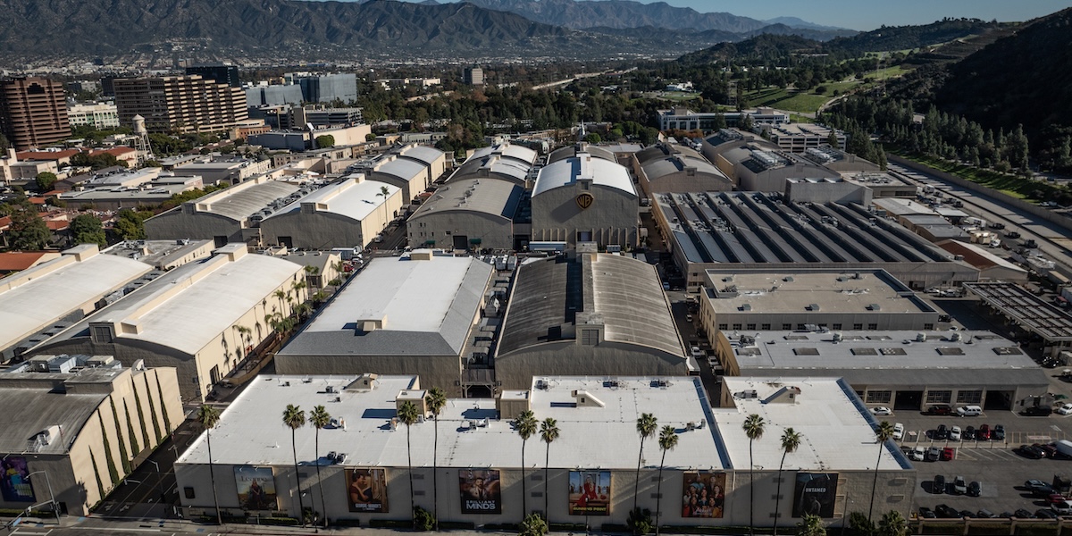 Gli studios di Warner Bros. a Burbank, in California