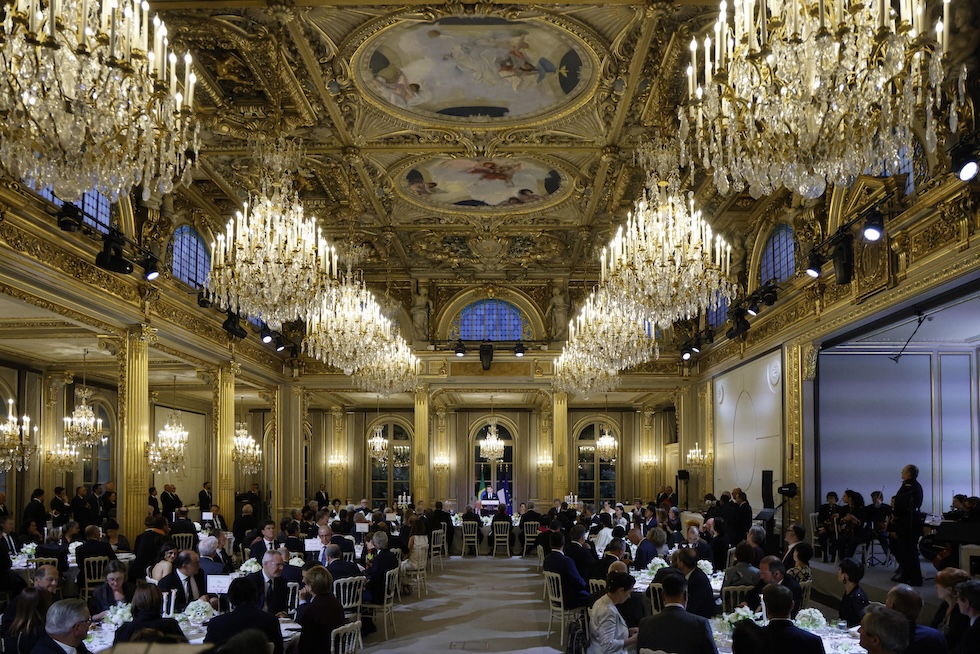 Un salone dell'Eliseo durante un ricevimento per il presidente brasiliano Lula, lo scorso giugno