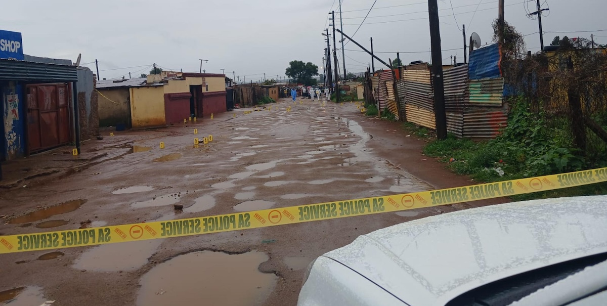 Il luogo della sparatoria