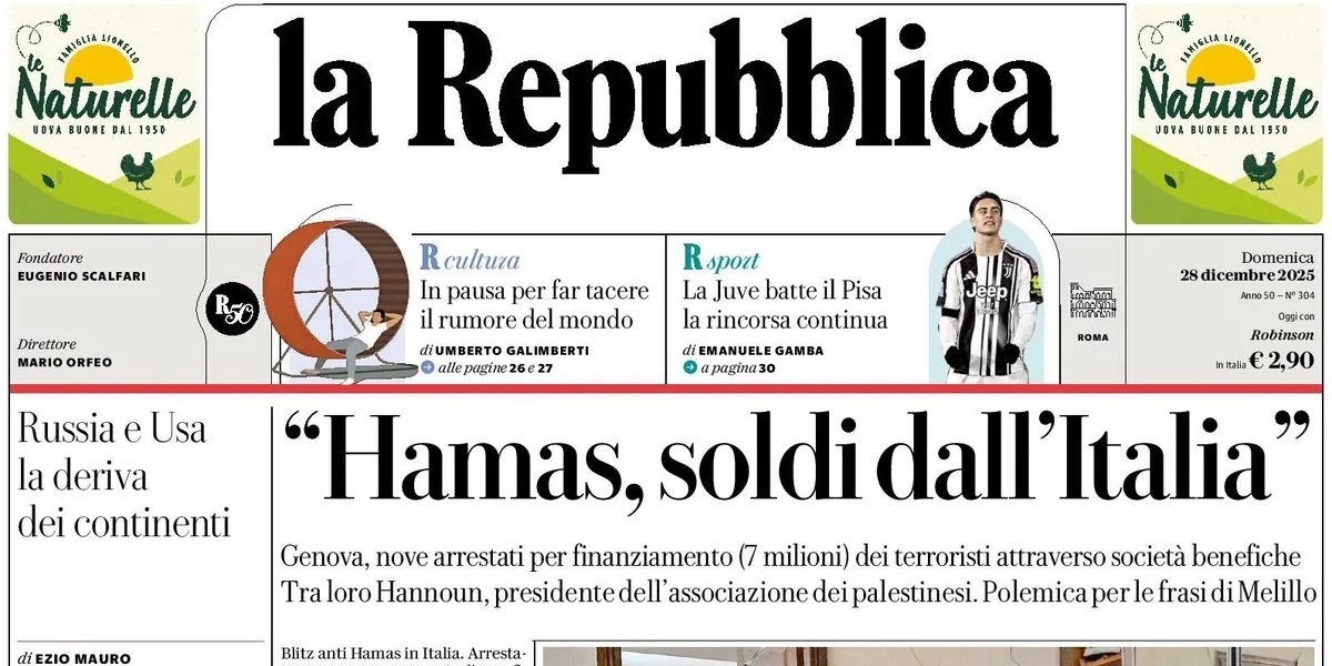 Le prime pagine di oggi