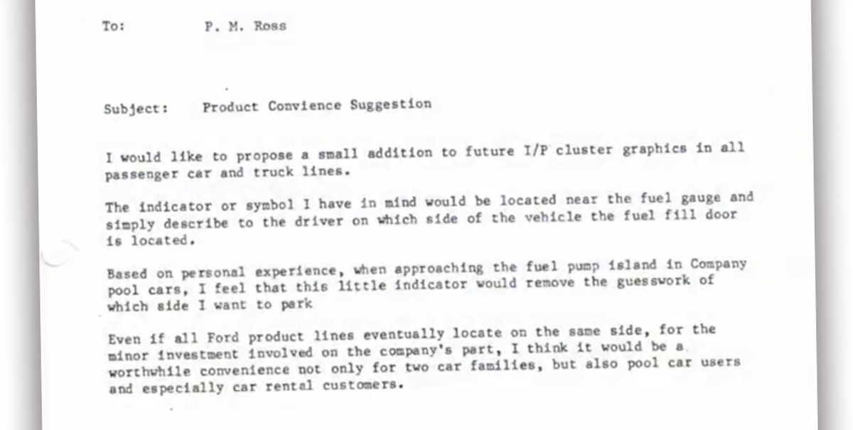 È grazie a lui se sapete da che lato fare benzina (ma forse non lo sapete)