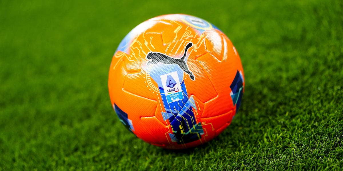 Il presidente della Serie A di calcio ha detto che non sarà più usato il pallone arancione durante le partite