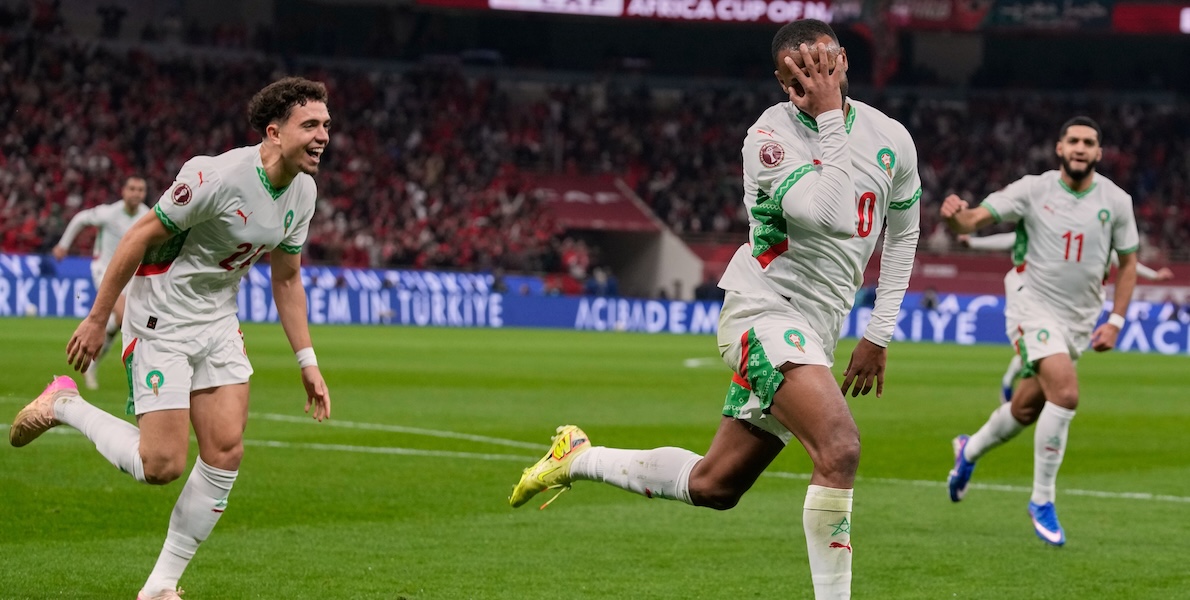 I due gol in rovesciata dell’attaccante marocchino Ayoub El Kaabi, in Coppa d’Africa