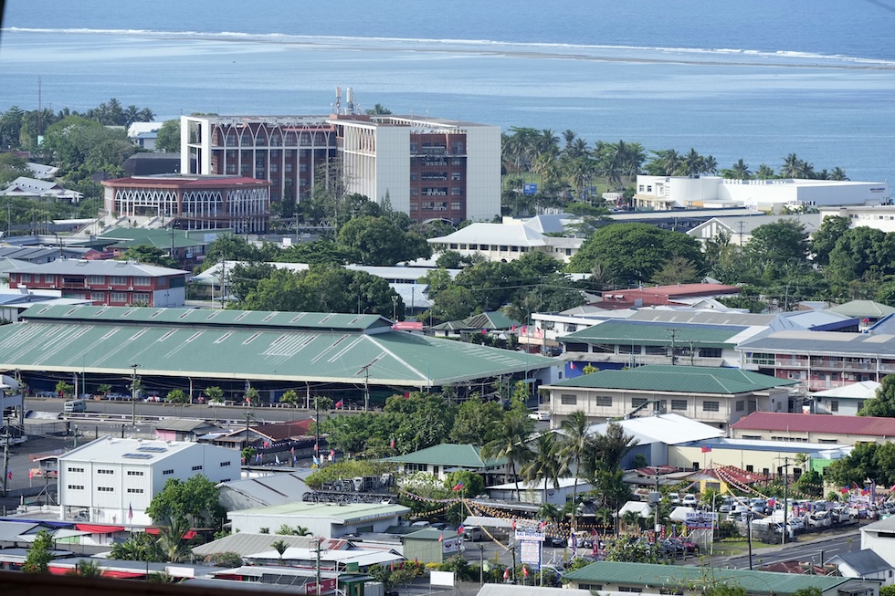 Una veduta di Apia, la capitale delle Samoa, nell'ottobre del 2024