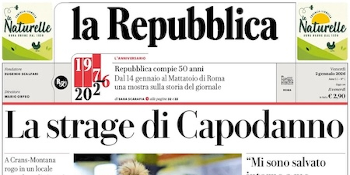 Le prime pagine di oggi