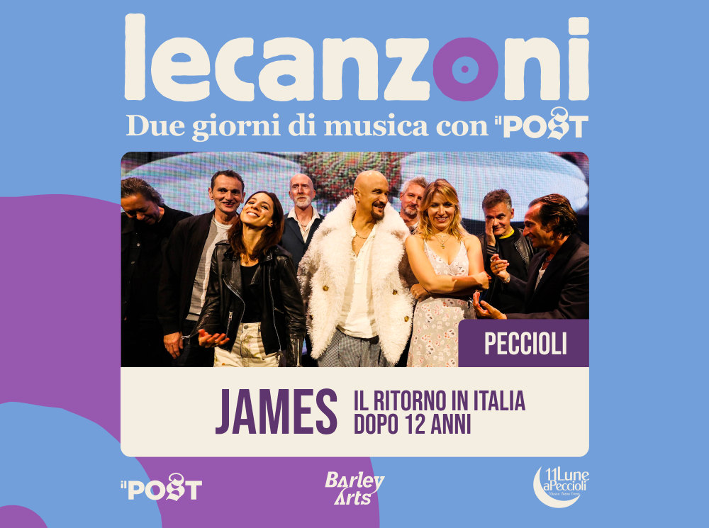 James – Il ritorno in Italia dopo 12 anni