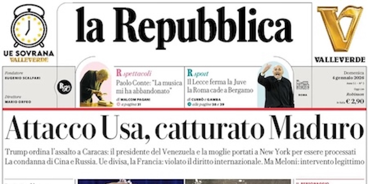 Le prime pagine di oggi