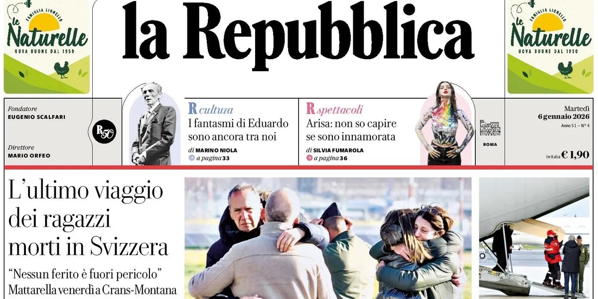 Le prime pagine di oggi