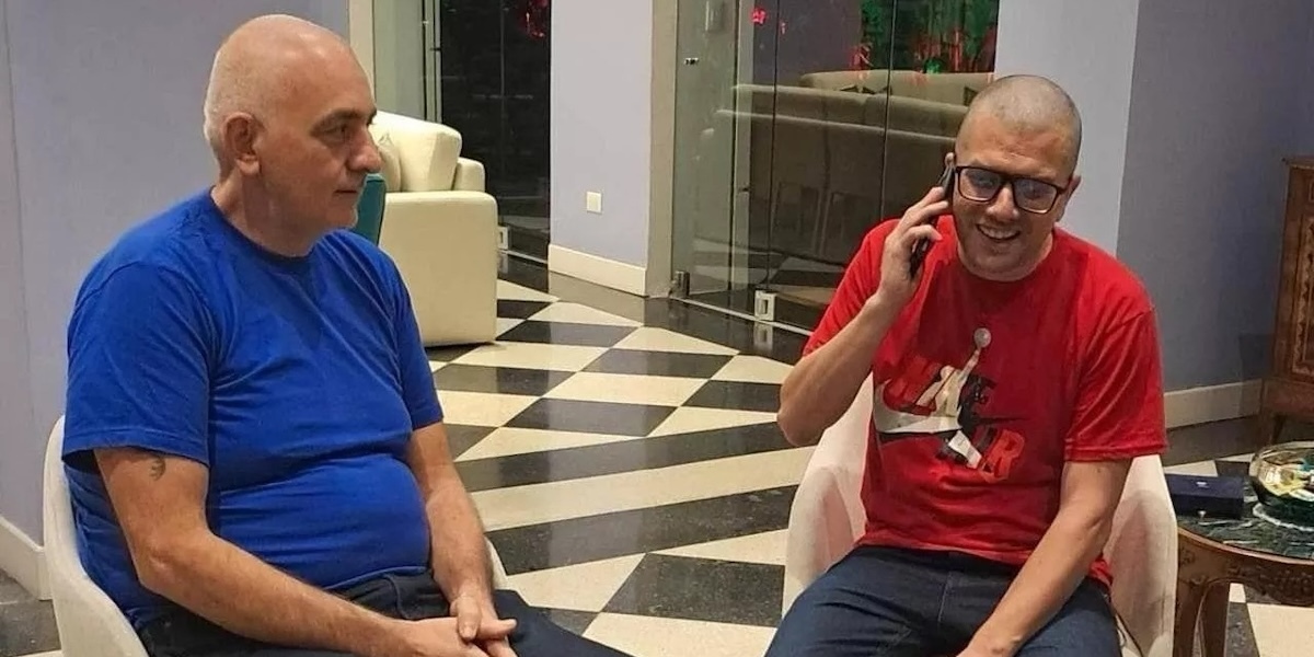 Le prime foto di Alberto Trentini e Mario Burlò dopo la liberazione