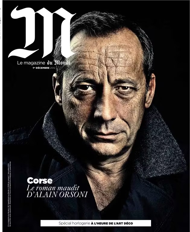 Orsoni sulla prima pagina del settimanale di Le Monde, M, nel 2012