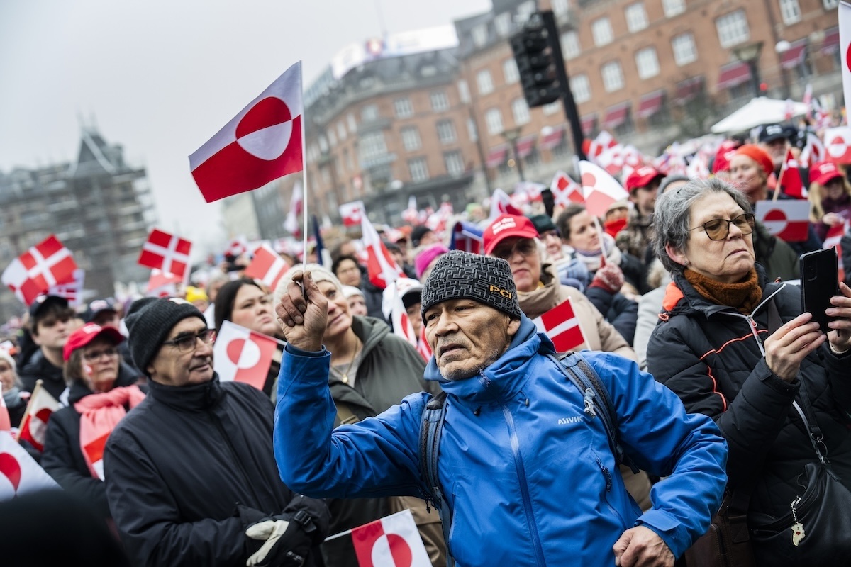 Le proteste in Danimarca contro le minacce di Trump alla Groenlandia