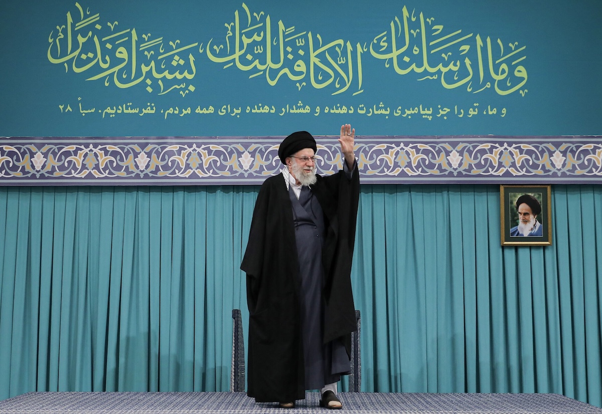 La Guida suprema Ali Khamenei, il 17 gennaio