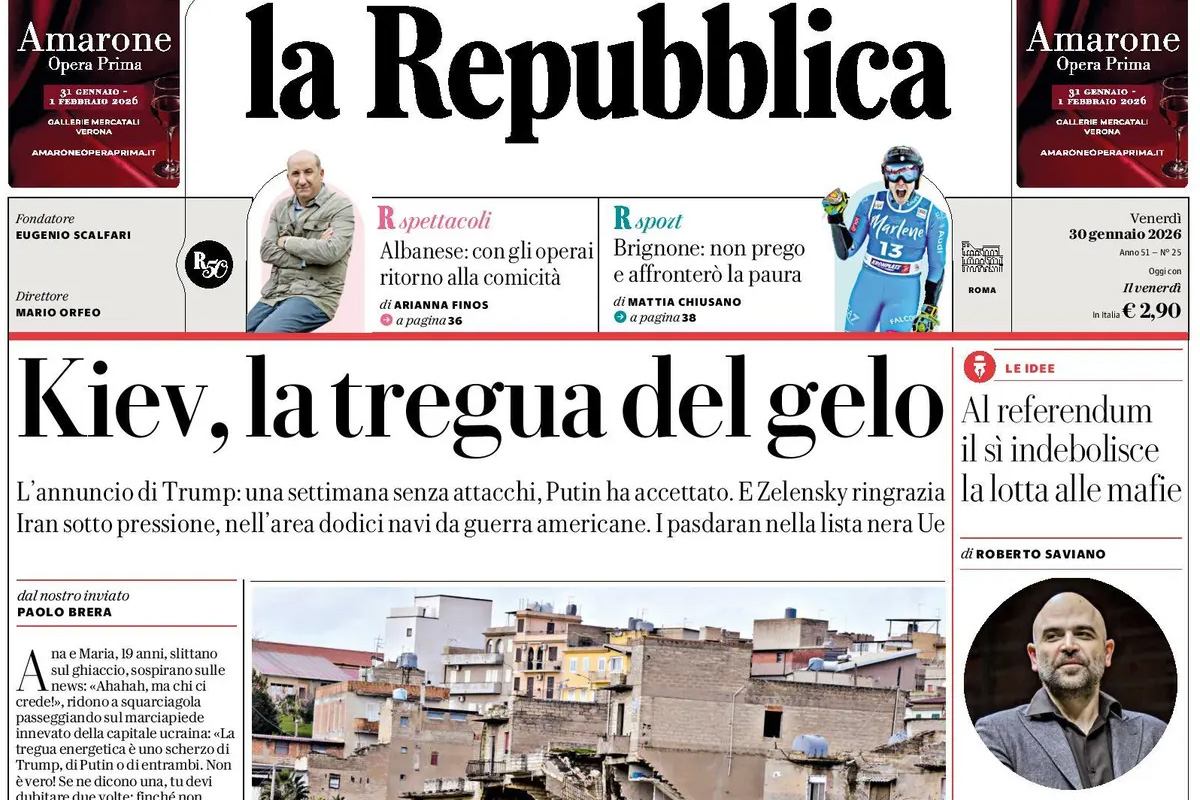 le prime pagine di oggi da Ilpost.it le prime pagine di oggi