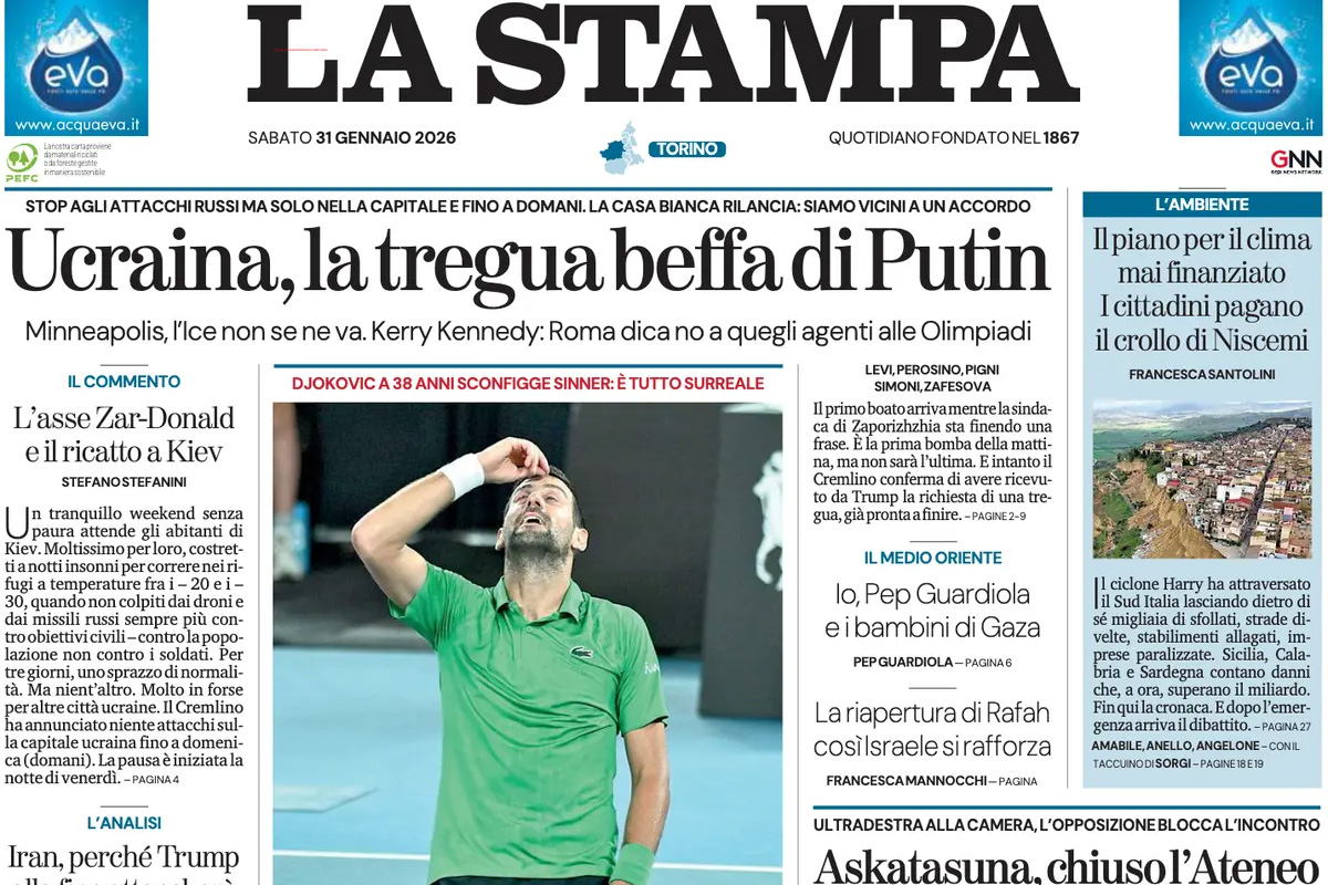 Le prime pagine di oggi