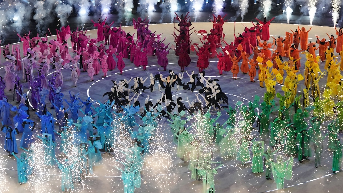 La cerimonia di apertura delle Olimpiadi invernali, in diretta