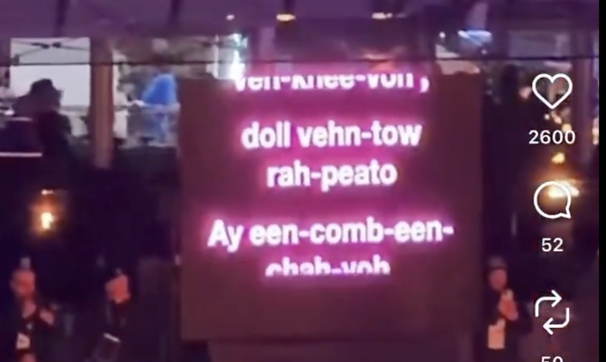 Uno screenshot dal video del profilo X Cinguetterai