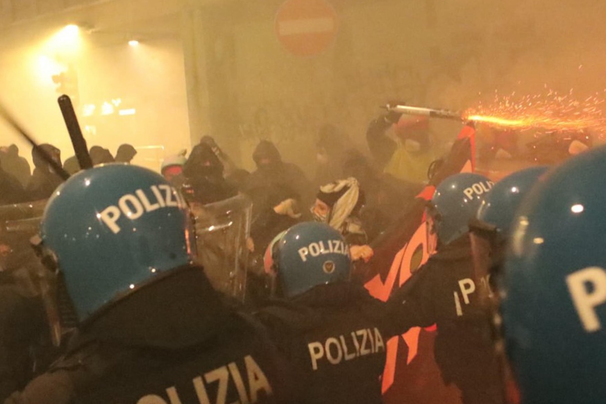 A Milano sono state fermate sei persone per gli scontri tra la polizia e un gruppo di manifestanti che protestavano contro le Olimpiadi 
