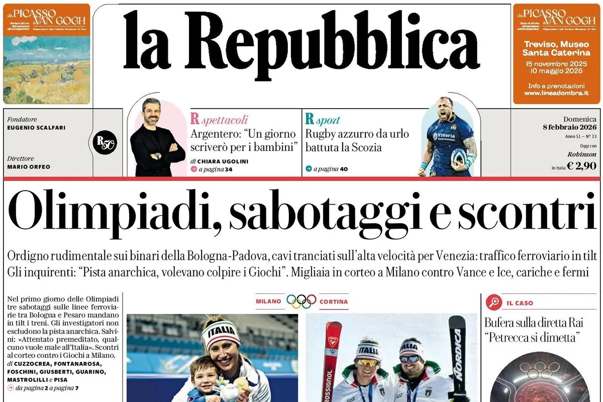 Le prime pagine di oggi