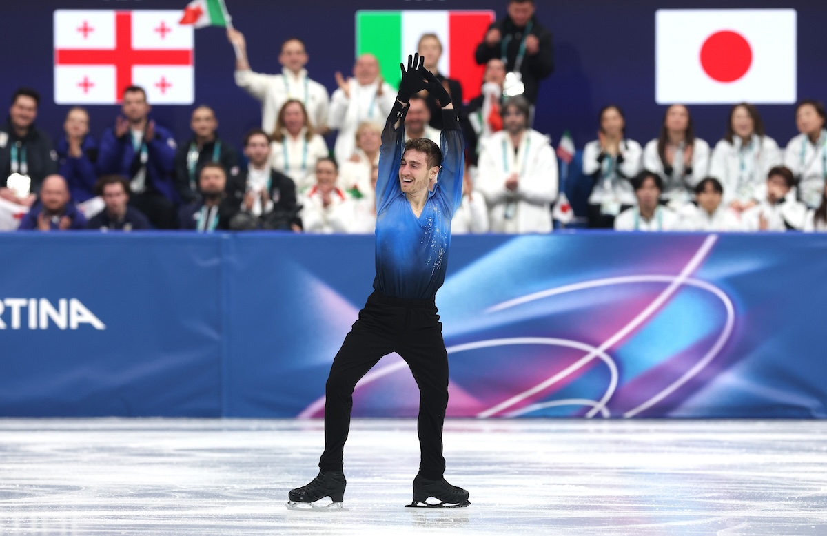 L’Italia ha vinto la medaglia di bronzo nella gara a squadre di pattinaggio di figura