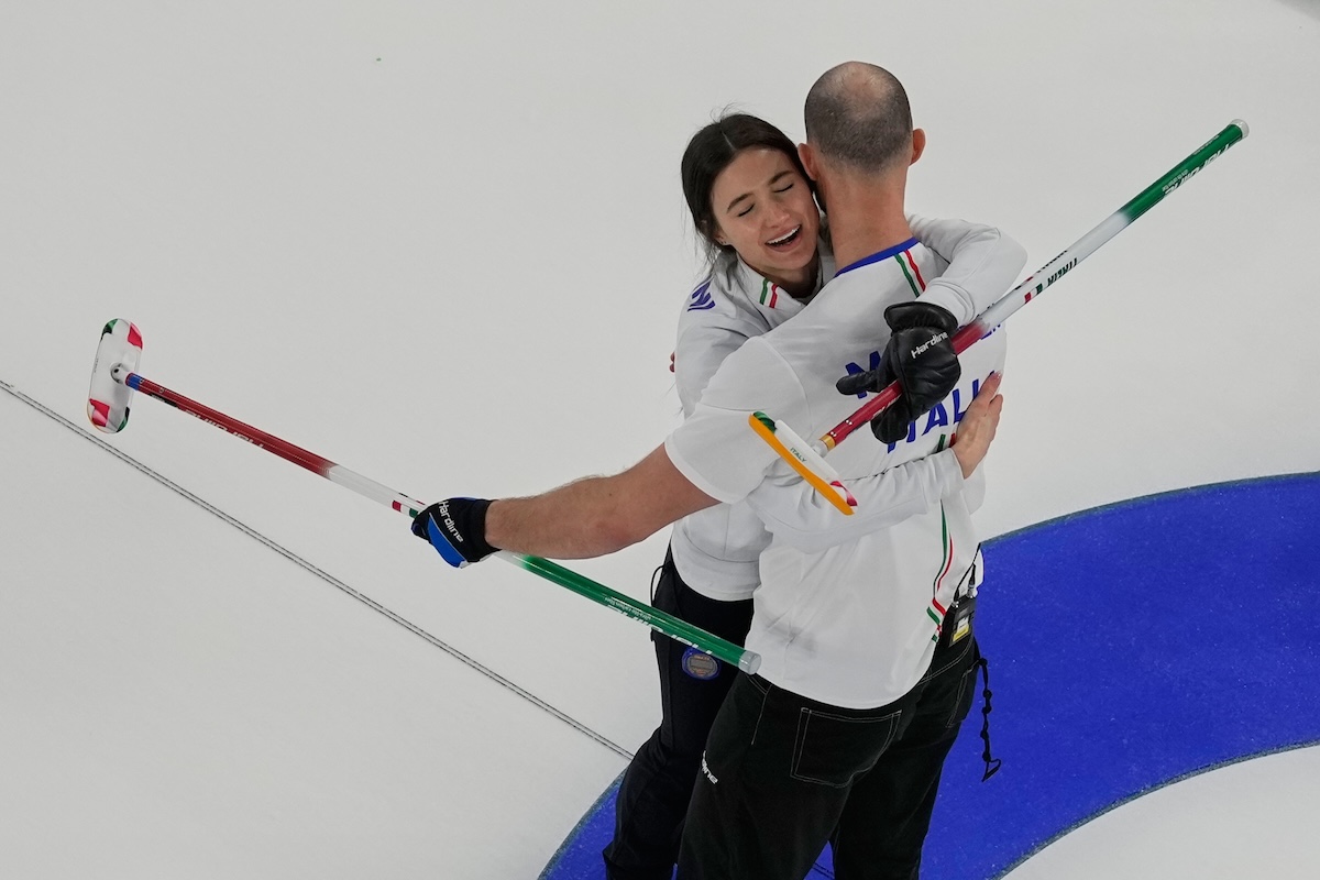 L’Italia ha vinto il bronzo nel doppio misto di curling