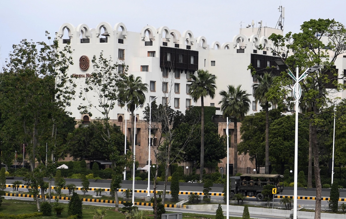 L'hotel Serena di Islamabad, che ospita le delegazioni e le trattative 
