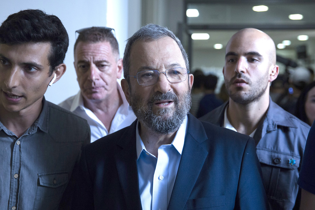 Ehud Barak nel 2019 (Photo by Amir Levy/Getty Images)