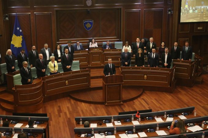 Il parlamento del Kosovo ha votato la fiducia a un nuovo governo, guidato dal primo ministro Albin Kurti