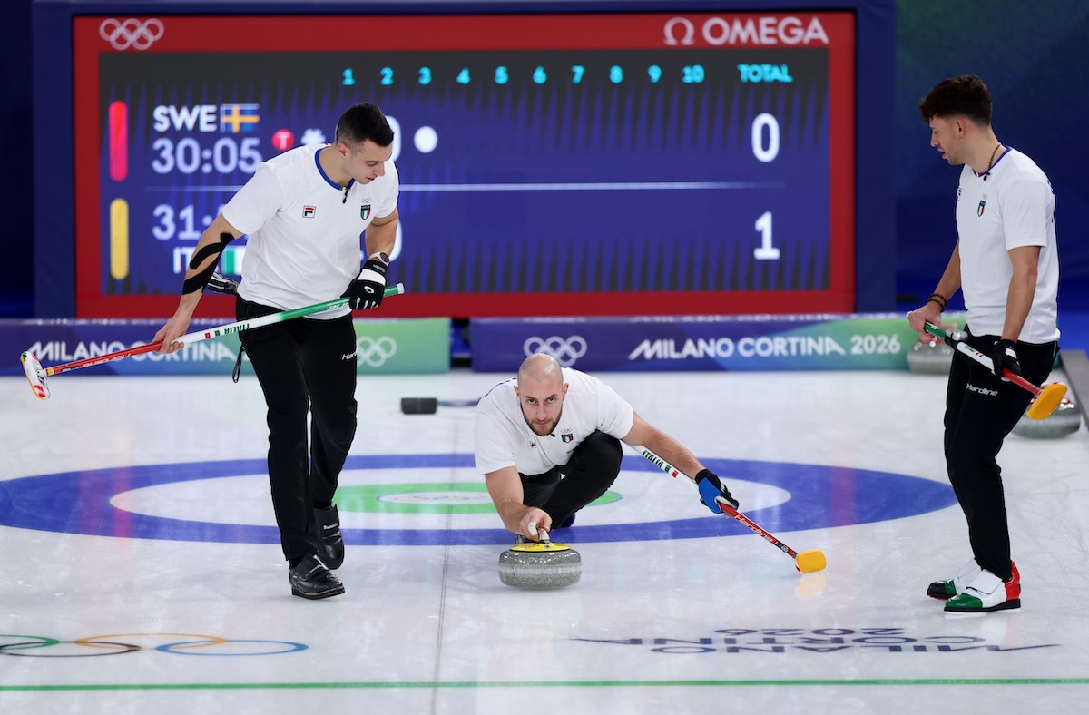L’Italia maschile del curling è a 2 vittorie su 2