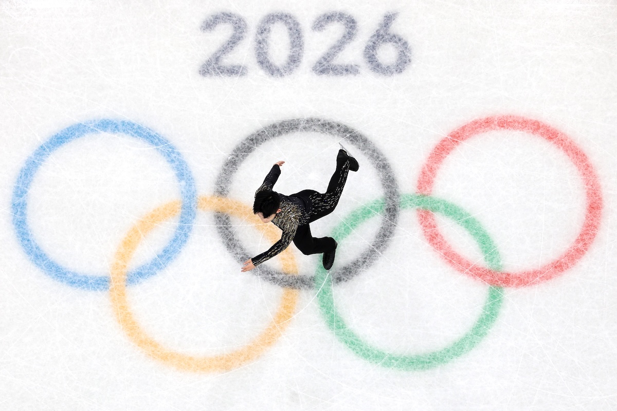 È in corso la finale del pattinaggio di figura maschile