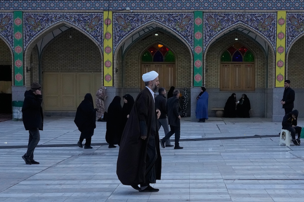 Teheran, 29 gennaio 2026 (AP Photo/Vahid Salemi)