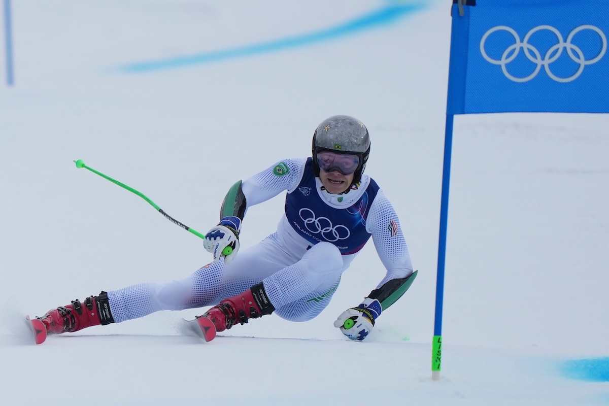 Lucas Pinheiro Braathen ha staccato tutti nella prima manche dello slalom gigante