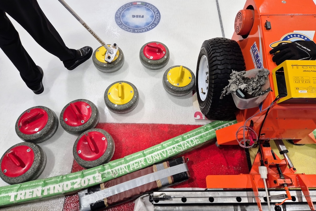 Dove si allena un campione olimpico di curling