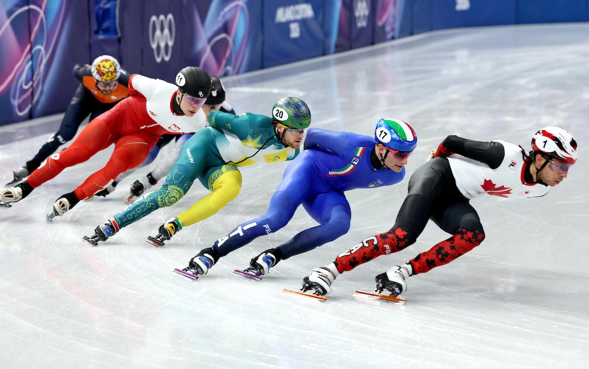 Due italiani su tre sono in semifinale nello short track maschile