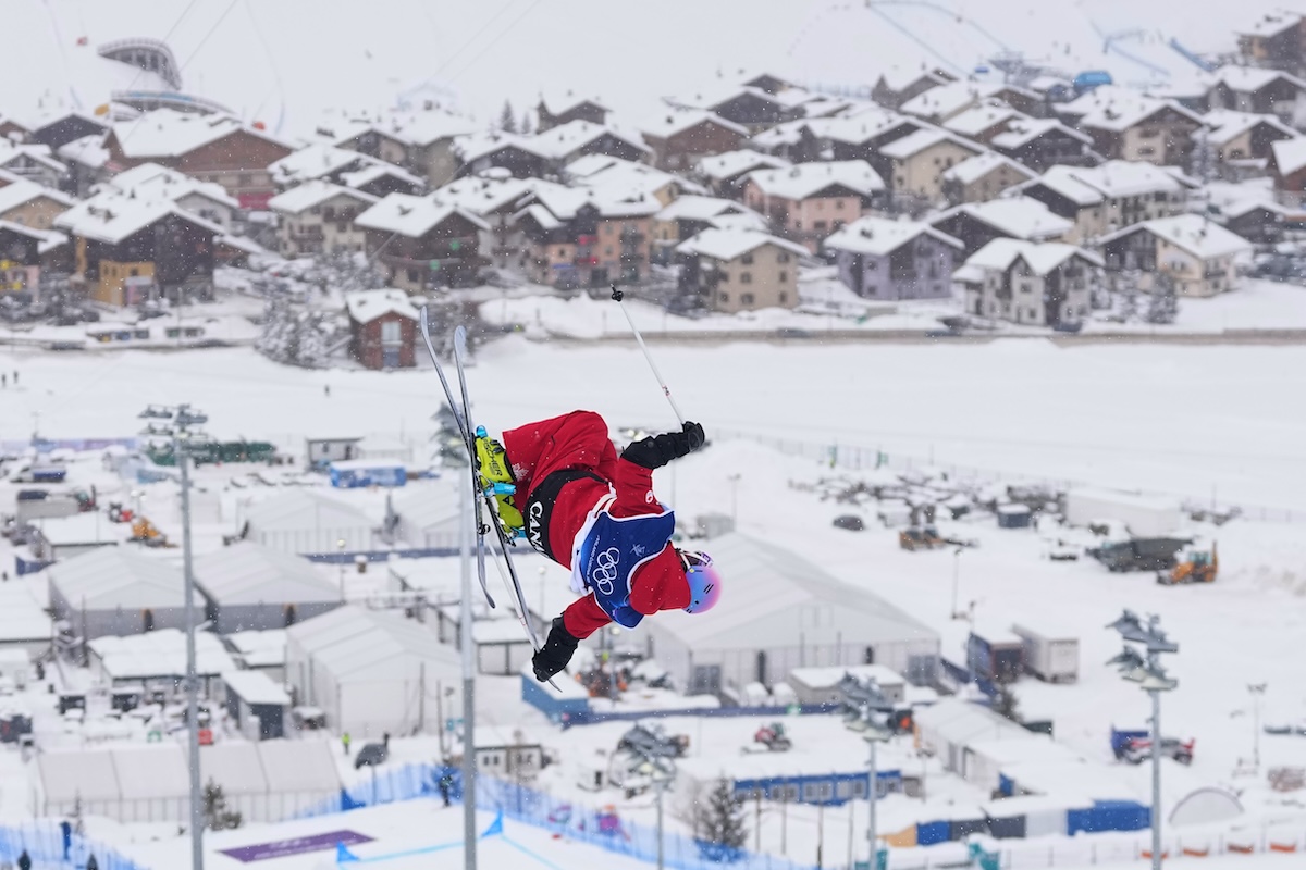 Una mattina di sci acrobatico alle Olimpiadi