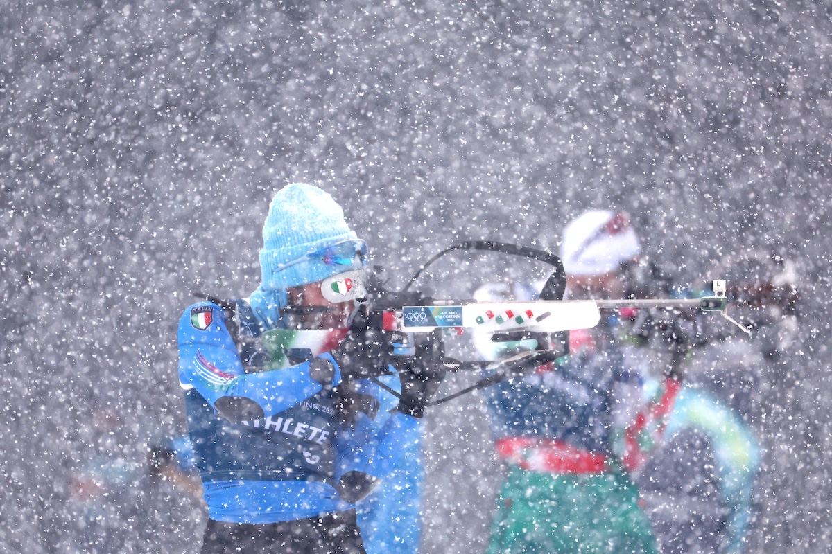 Alle Olimpiadi c’è la mass start femminile di biathlon