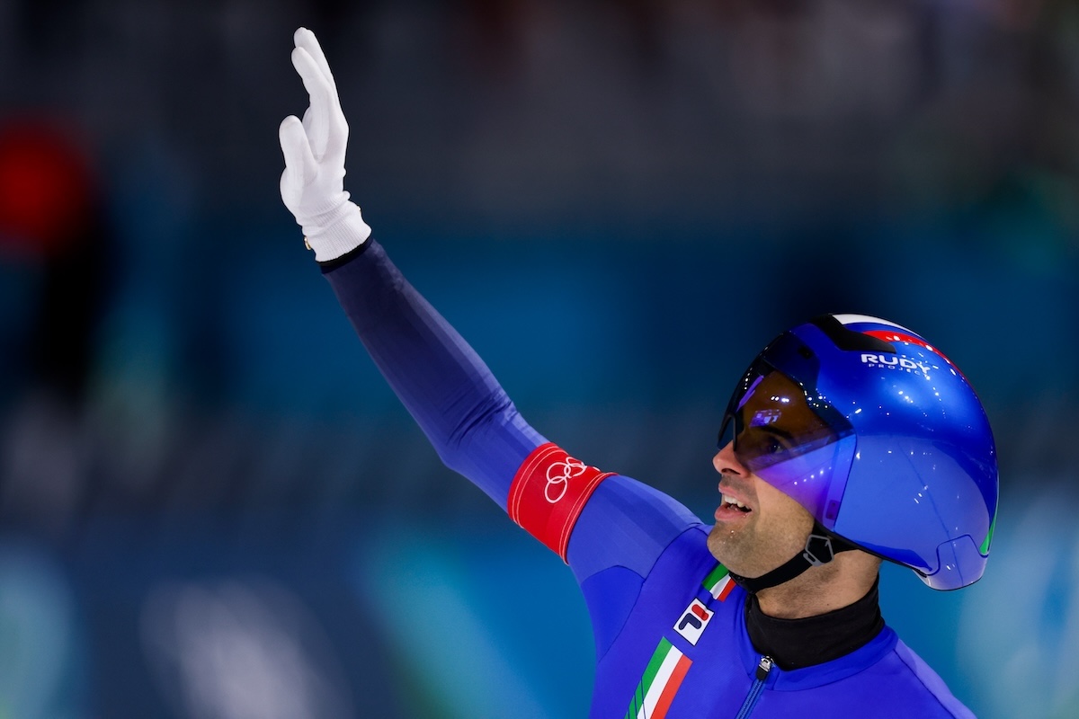 Andrea Giovannini ha vinto un bronzo nel pattinaggio di velocità