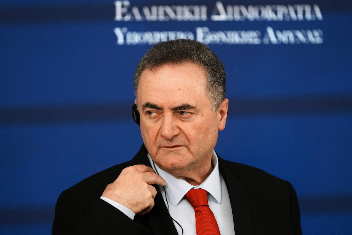 Israel Katz nel gennaio 2026 (AP Photo/Thanassis Stavrakis, File)