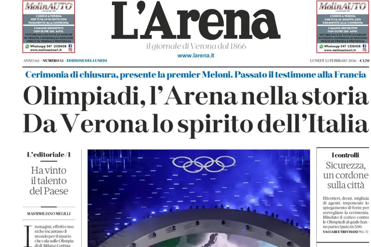 Le prime pagine di oggi