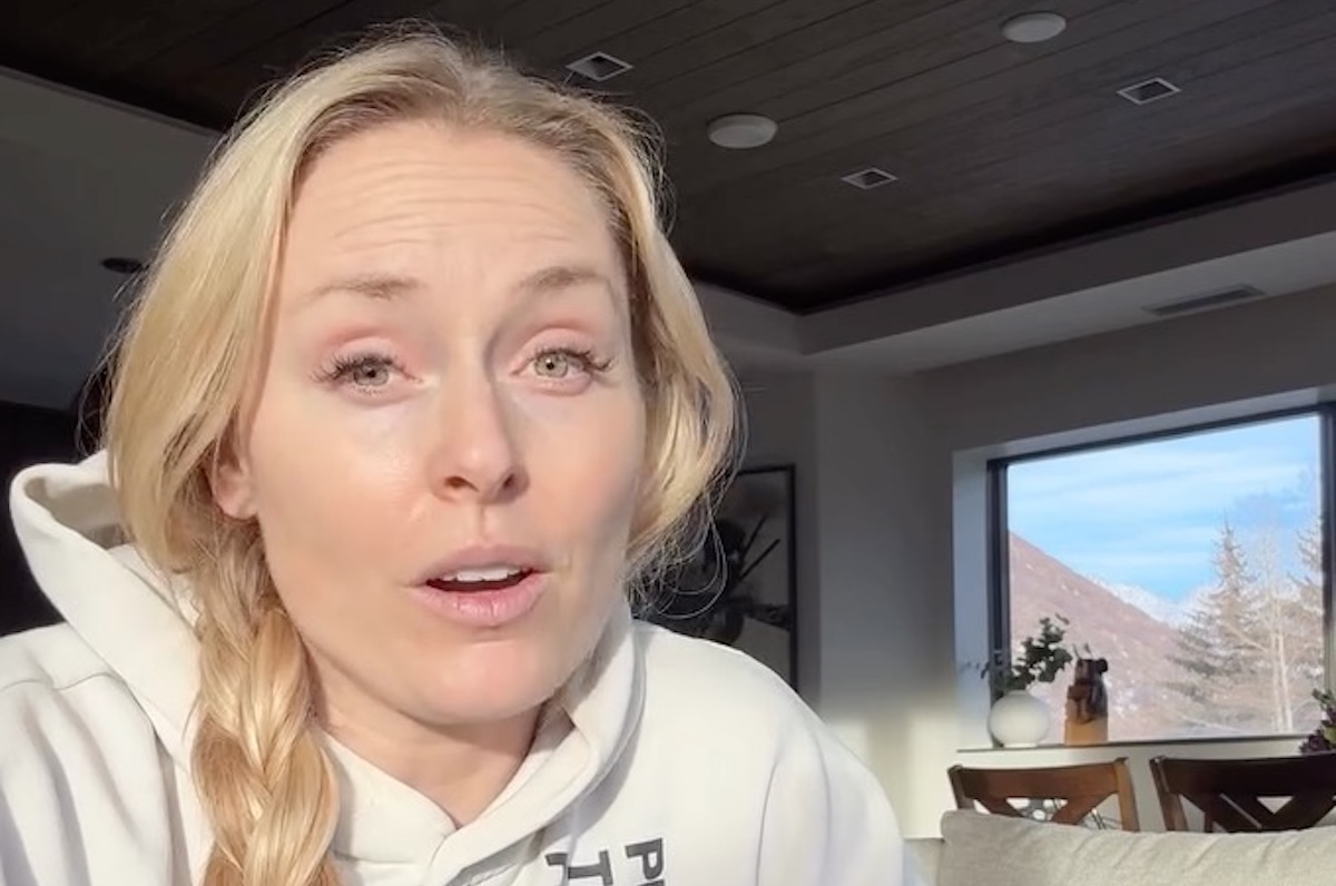 Lindsey Vonn ha detto di aver rischiato l’amputazione della gamba