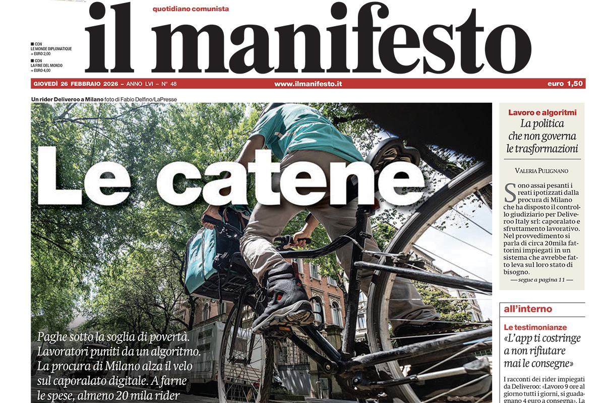 Le prime pagine di oggi