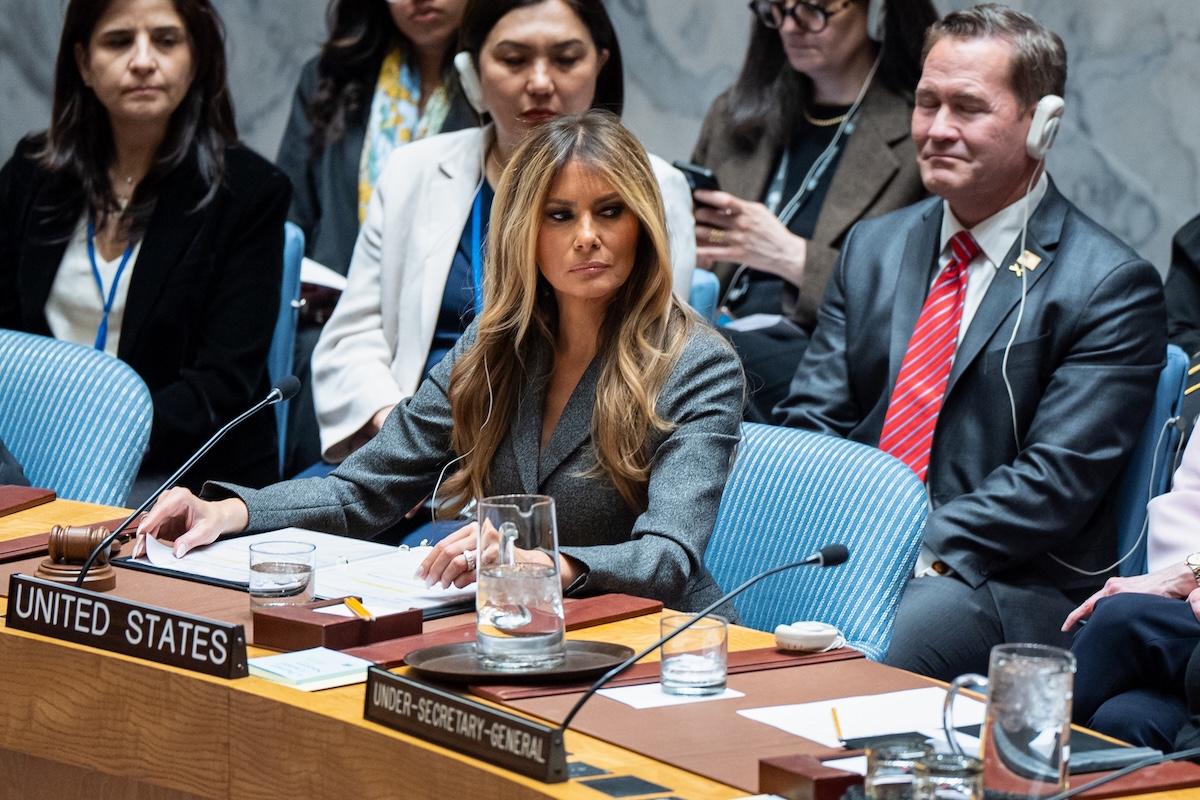 Melania Trump ha presieduto una riunione del Consiglio di sicurezza dell’ONU: è la prima volta per una first lady