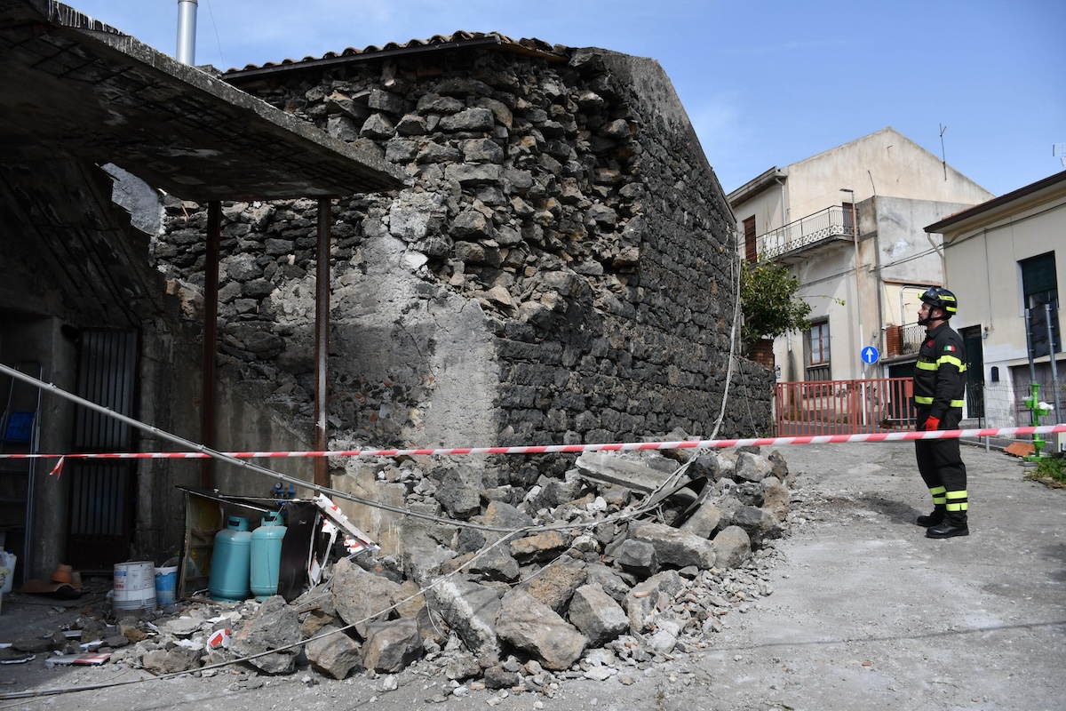 C’è stato un terremoto di magnitudo 4.5 a Catania: ci sono danni nel comune di Ragalna