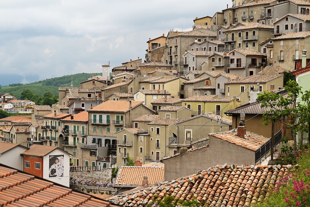 Una vista del paese di Castelgrande